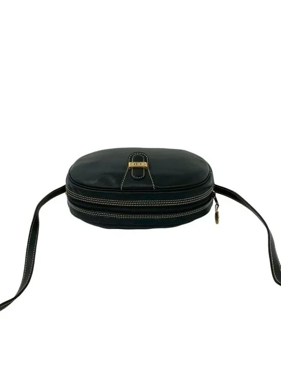 Dior Box Vintage CD Logo Leather Mini Shoulder Bag Pochette Black - Picture 4 of 10